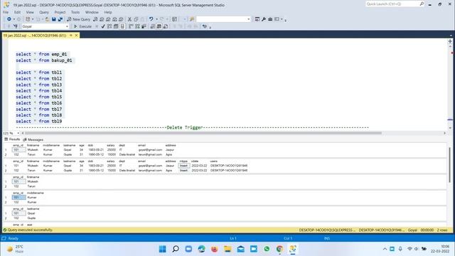 Trigger Answer Insert Update Delete 10 Table смотреть онлайн