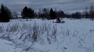 ПЕРЕДНИЙ ЛЫЖНЫЙ МОДУЛЬ на ГУСЕНИЧНОМ ПРИВОДЕ. Продолжаем испытания.