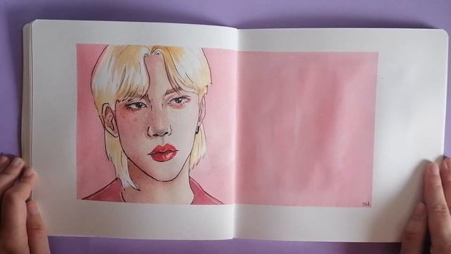 Обзор скетчбука, в котором у меня ничего не получалось / SKETCHBOOK TOUR 7 смотреть онлайн