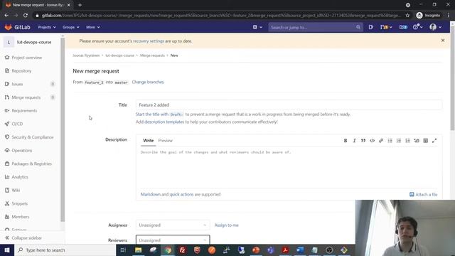 Version Control - Merge request смотреть онлайн