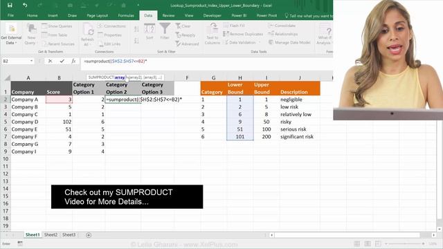 Excel 3 Ways to Lookup within Boundaries: SUMIFS, SUMPRODUCT & INDEX смотреть онлайн