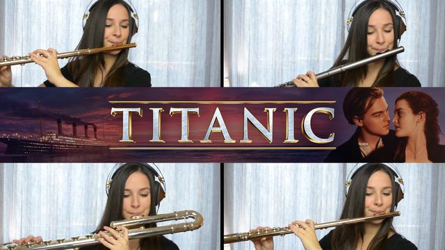 Titanic Theme Song | My Heart Will Go On Flute Cover | With Sheet Music! смотреть онлайн