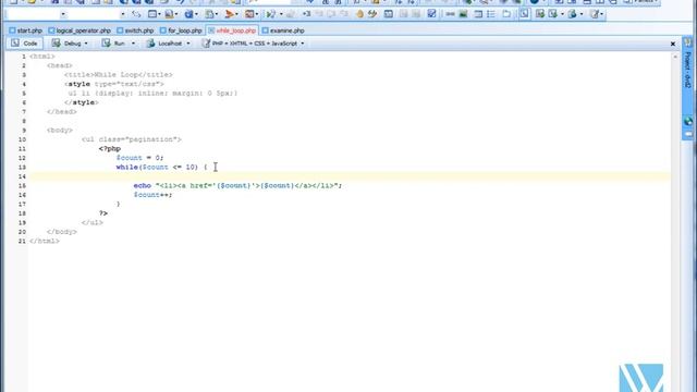 PHP & MySQL while loop смотреть онлайн