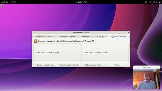 EndeavourOS con Desktop Gnome 4040 Linux sistemi operativi open source Arch based derivate New Look смотреть онлайн