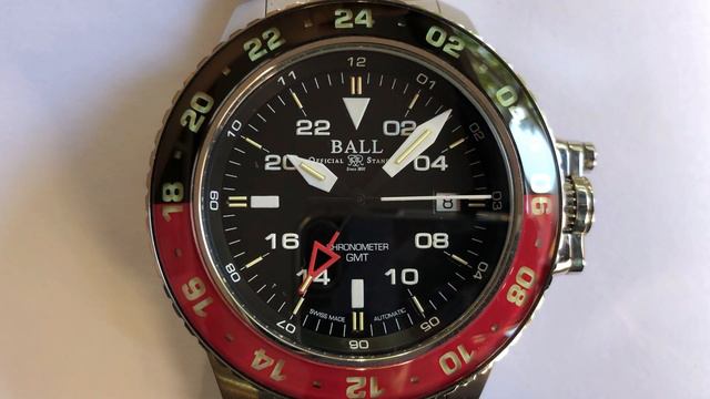 Ball Engineer Hydrocarbon Aero GMT II Automatic Watch Review (DG2018C-S3C-BK) - Perth WAtch #344