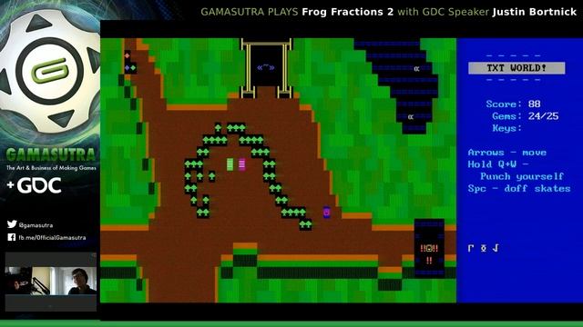 Gamasutra plays Frog Fractions 2 with Justin Bortnick смотреть онлайн