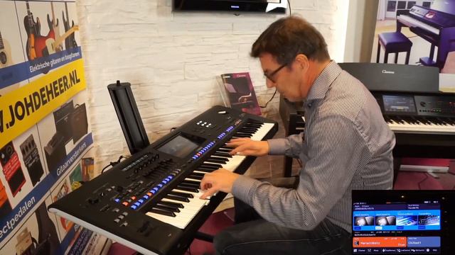 Peter Baartmans play Yamaha Genos - Music store Joh.deHeer смотреть онлайн