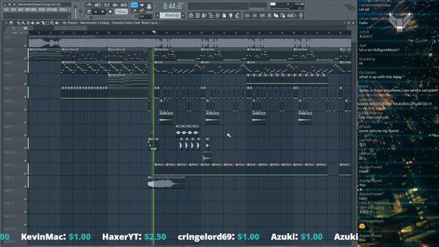 Making "Marshmello & Ookay - Chasing Colors" from scratch смотреть онлайн
