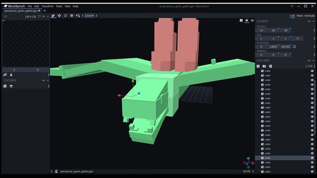 Green Goblin (Spectacular SpiderMan) in Minecraft | Blockbench PREVIEW смотреть онлайн