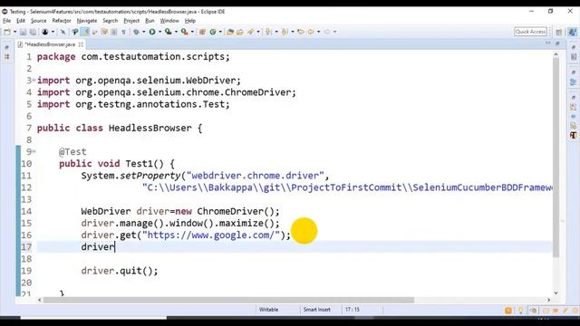 Selenium Tutorial for Beginners || Headless Browser Selenium Test Cases Execution? смотреть онлайн