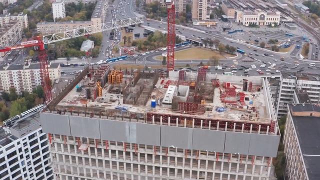 STONE Towers. Динамика строительства, сентябрь 2022 смотреть онлайн