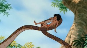 Kaa eats Mowgli & deals with Shere Khan (full encounter)