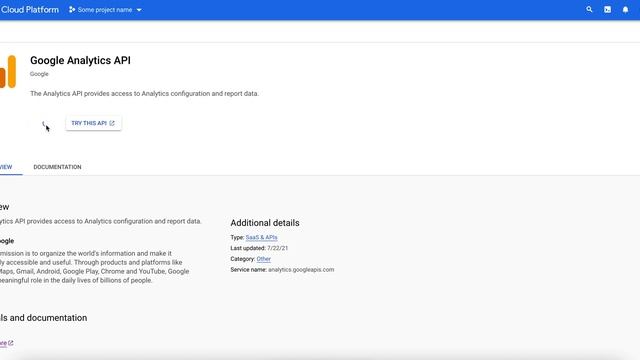 Enable Google Analytics API смотреть онлайн