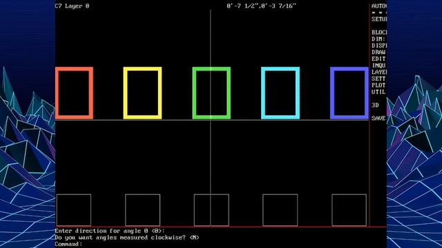 RetroCAD: AutoCAD 2.62 смотреть онлайн
