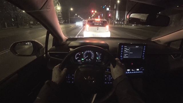 #43 4K POV Test Drive | Toyota Corolla Hybrid 2019 NIGHT CITY RELAX смотреть онлайн