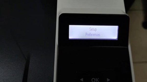 How to show IP on hp LaserJet pro m404dn or m404dw printer