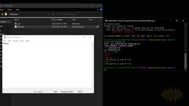 [Git] How to compare changes using Git diff смотреть онлайн