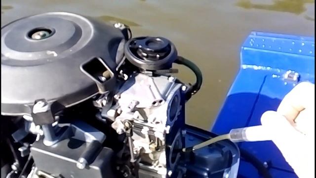 Yamaha 40 HEO. Очистка и обработка ЦПГ. смотреть онлайн