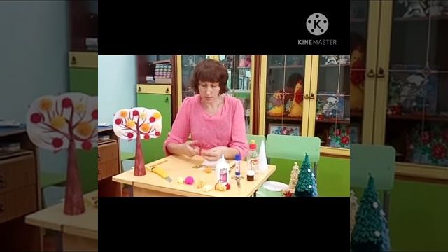 Мастер класс педагога до Рехтиной М.А. поделка "Осеннее дерево" смотреть онлайн