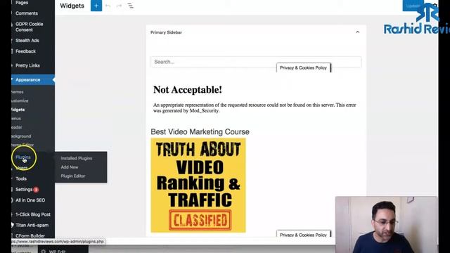 WordPress Widgets Not Showing up in Dashboard ? Quick Fix смотреть онлайн