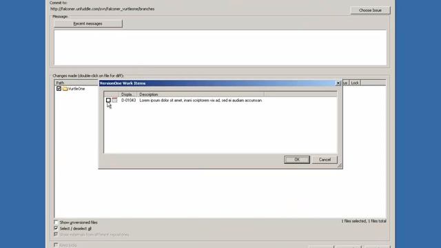 VurtleOne: VersionOne and TortoiseSVN Integration смотреть онлайн