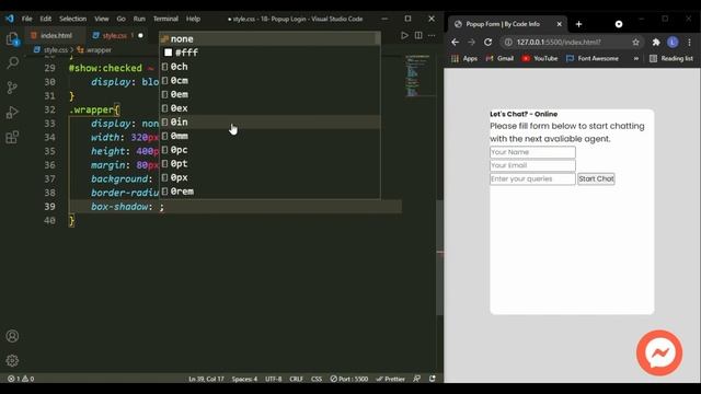 How to create Website Chat Box using HTML and CSS | Create Chat Box with HTML and CSS смотреть онлайн