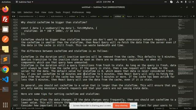 React Query Tutorial in Hindi #8 Why should cacheTime be bigger than staleTime in React Query смотреть онлайн