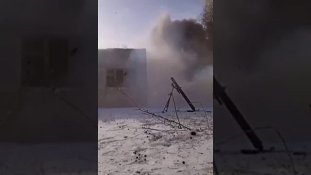 Контрбатарейная работа по позиции ВСУ