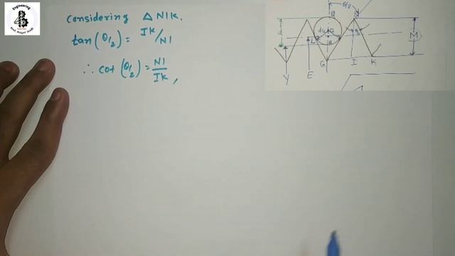 Effective diameter by THREE WIRE METHOD | effective diameter of a screw thread |Mechanical Metrolig смотреть онлайн
