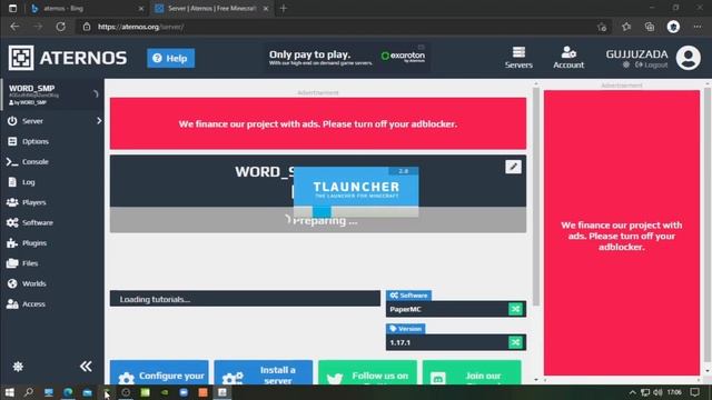HOW TO SOLVE ATERNOS CRASH ISSUE || MAKE A SEREVER WITH CRASH SERVER....???? смотреть онлайн