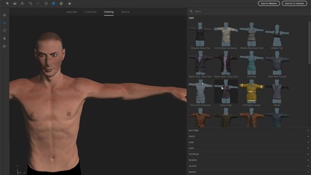 Creating a Character in Adobe Fuse and Importing It Into Blender - Part 1 смотреть онлайн