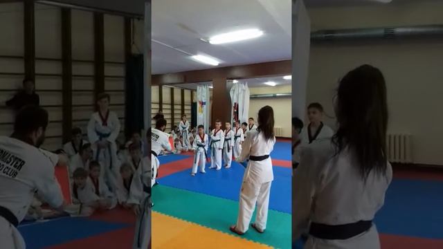 Экзамен на очередной пояс по тхеквондо смотреть онлайн