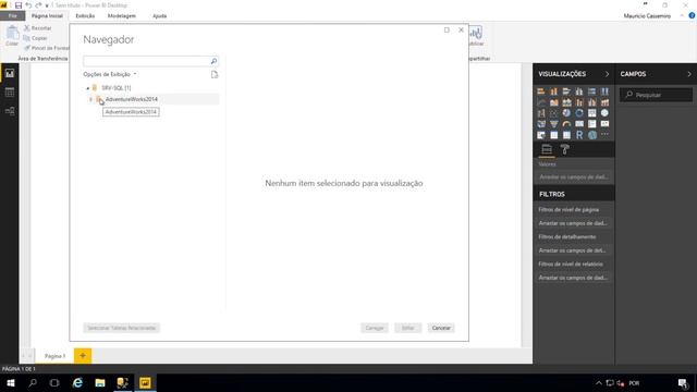 Conectando o Power BI Desktop em um banco de dados Microsoft SQL Server смотреть онлайн