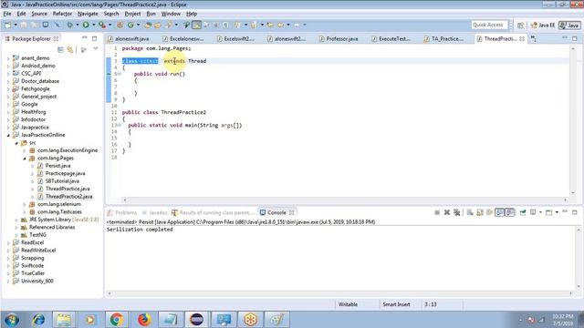 MultiThreading in Java смотреть онлайн