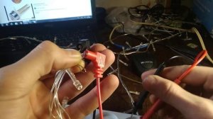 простой ремонт гирлянды. оторвались все провода