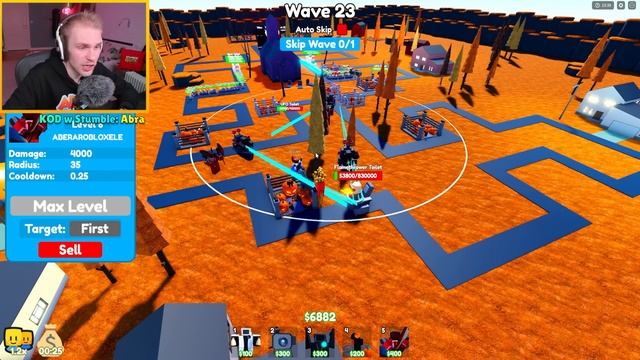 WOJAN ODDAŁ mi (ZA DARMO) ⚠️ *SINISTER CAMERAMAN* ? *0,1% SZANS* wart 5000$ w Toilet Tower Defense! смотреть онлайн