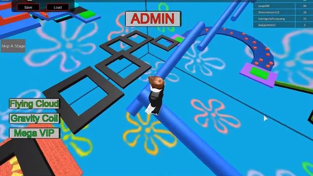 ПОБЕГ ОТ СПАНЧ БОБА В ROBLOX часть 1 смотреть онлайн