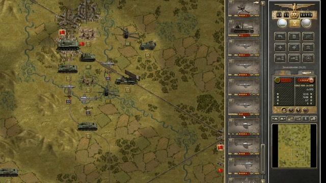 Panzer Corps | Mission 2- Kharkov 42 Ultimate difficulty (Start) смотреть онлайн