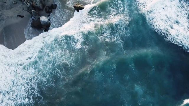 Звуки моря, плеск волн и прибоя сон/Sounds of the Ocean, the sound of waves and surf for relaxation смотреть онлайн