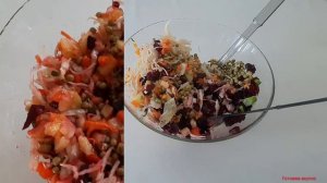 Венигрет быстро,вкусно и доступно!