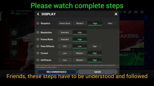 HOW TO FIX LAG ON EA FC MOBILE 24! BEST SETTINGS FOR LOW END DEVICES ll FC MOBILE