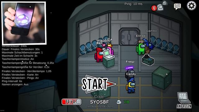 PROFI HIDE AND SEEK in Among Us смотреть онлайн