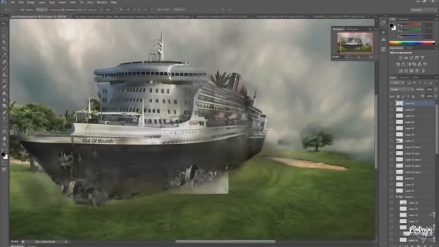 Speed art - Out of Bounds ( #Photoshop CS6 ) CreativeStation смотреть онлайн