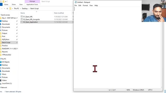 Batch Script to Open Application смотреть онлайн