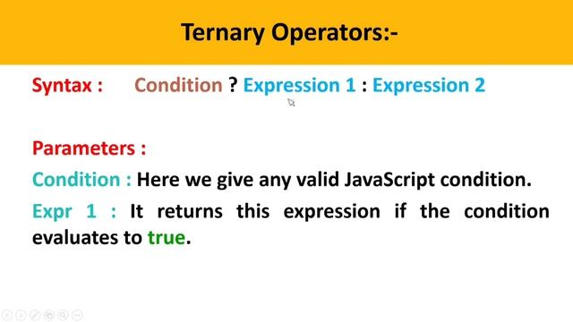#15 #chapter6 #olevel #JavaScript about Ternary operators in hindi #operators #ternary смотреть онлайн