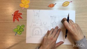 Изба рисунок. Русская изба рисунок. Русская печь рисунок. Как нарисовать изба внутри рисунок