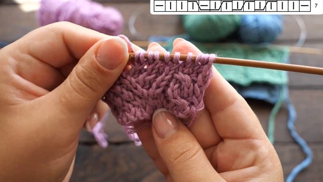 Объятия кос – узор спицами ? Braid hugs - knitting pattern смотреть онлайн