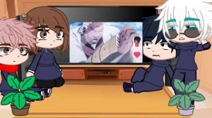 Jujutsu kaisen react to Naruto [??|??] Реакция магической битвы на Наруто (1/2)|Gacha club|