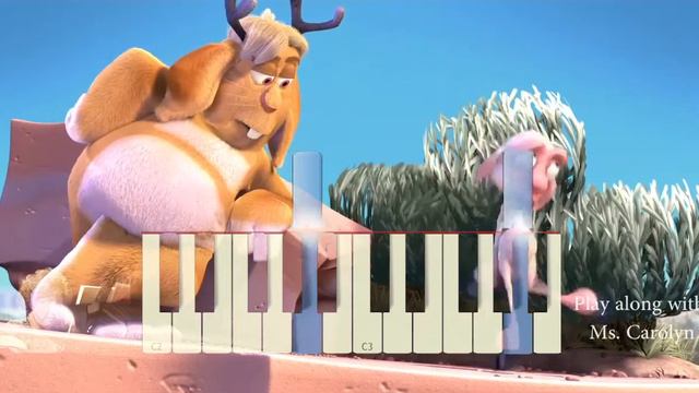 Bob Wills San Antonio Rose - Boundin -- PlayNSimple (Synthesia) animated piano смотреть онлайн