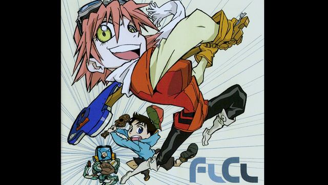 1 Hour - FLCL - White Summer and Green Bicycle, Red Hair with Black Guitar смотреть онлайн
